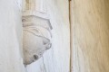 Biserica luterana fortificata - Richis Cap sculptat de femeie Richis